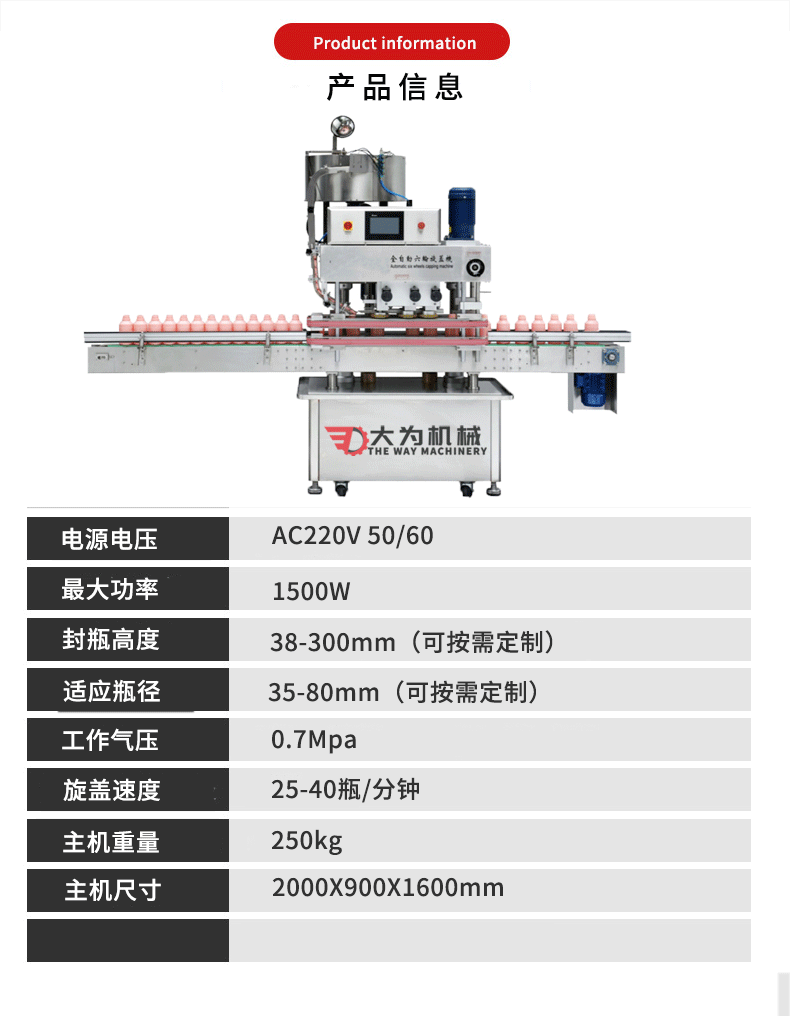 全自動變頻高速旋蓋機(圖3)