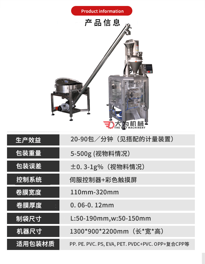 立式包裝機(jī)配計量螺桿選型(圖3)