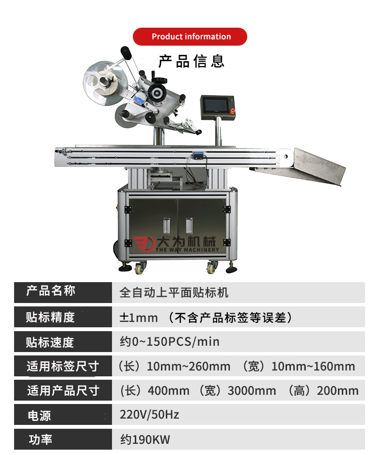 全自動上平面貼標機(圖3)