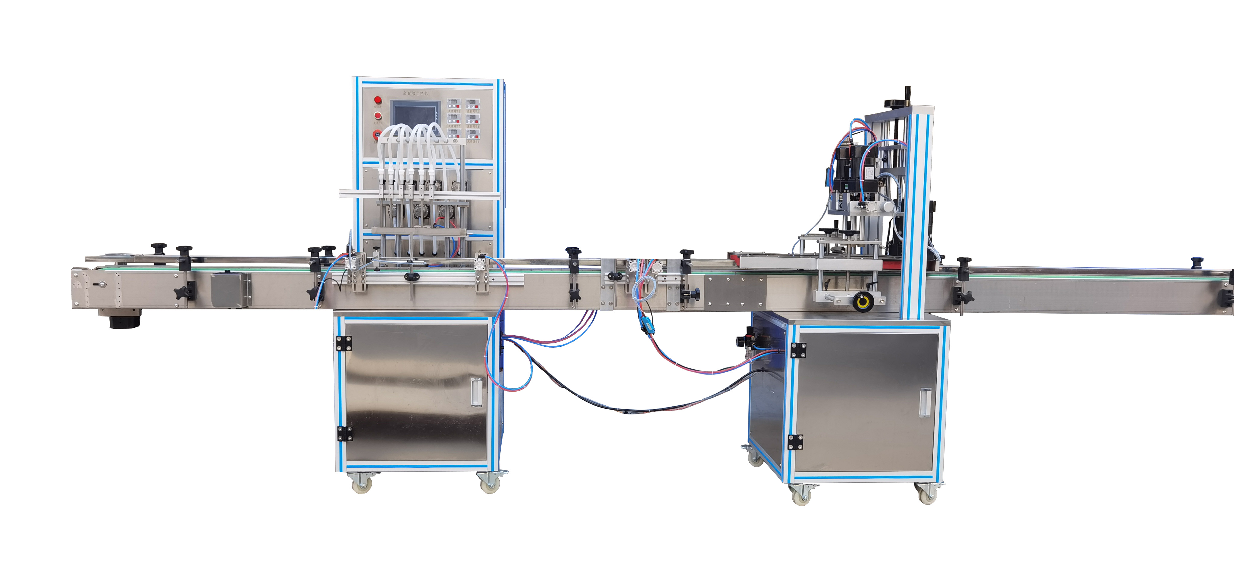 直流式灌裝機+旋蓋機(圖1)